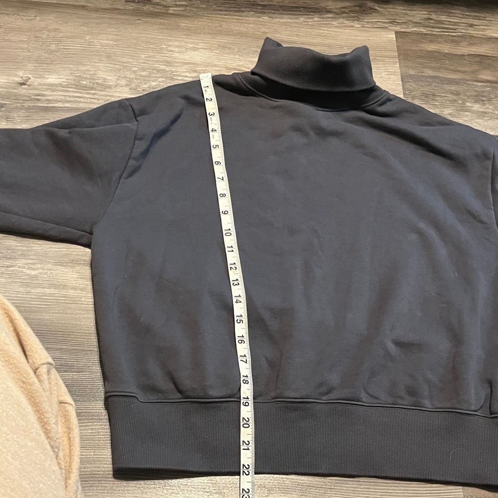Calia Women's Black Turtleneck Sweatshirt - Picture 3 of 3